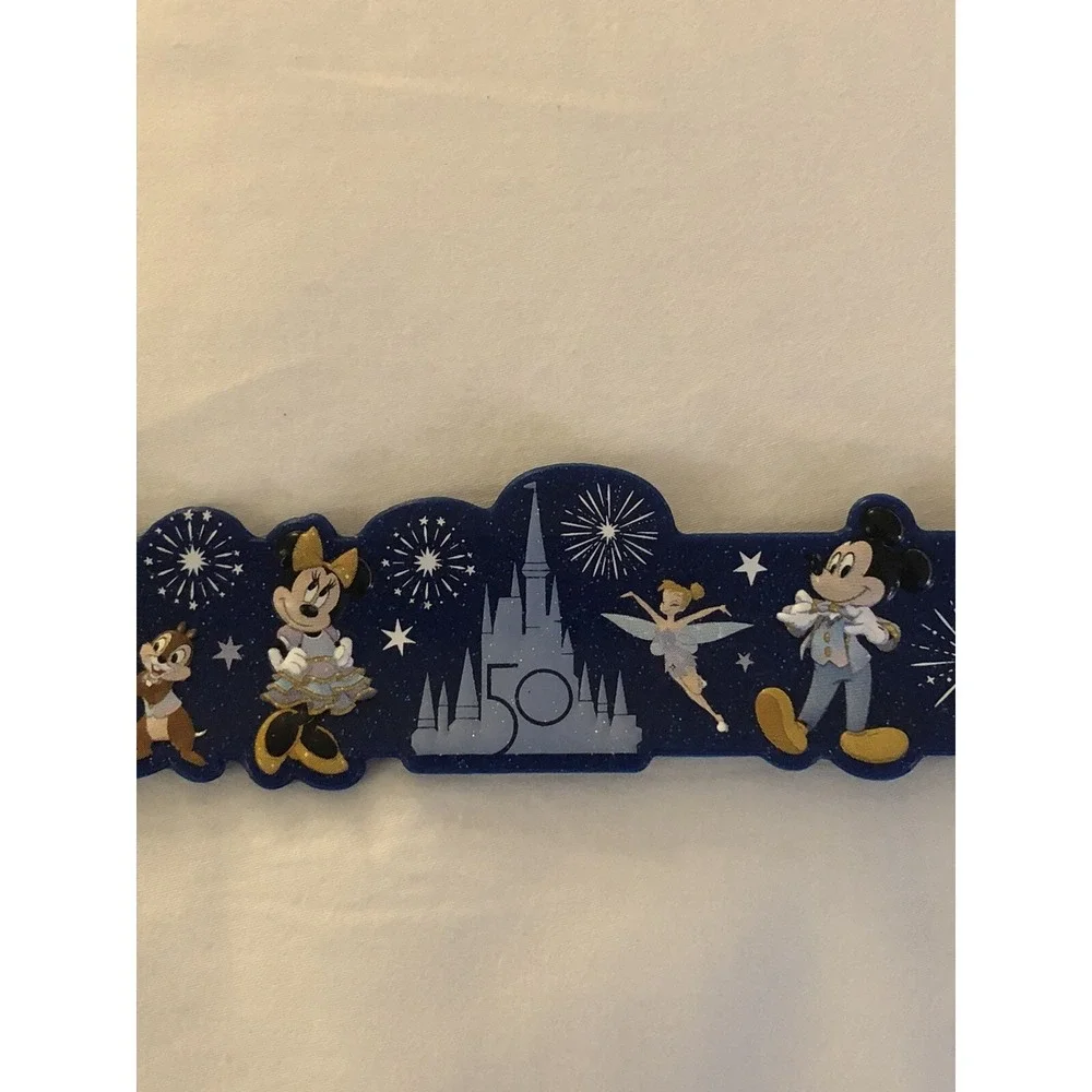 NEW 50th Anniversary Celebration Slap Bracelet‎ Mickey Walt Disney World Parks